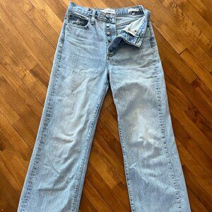 Aritzia Denim Forum The Farrah Hi-Rise Wide Jean